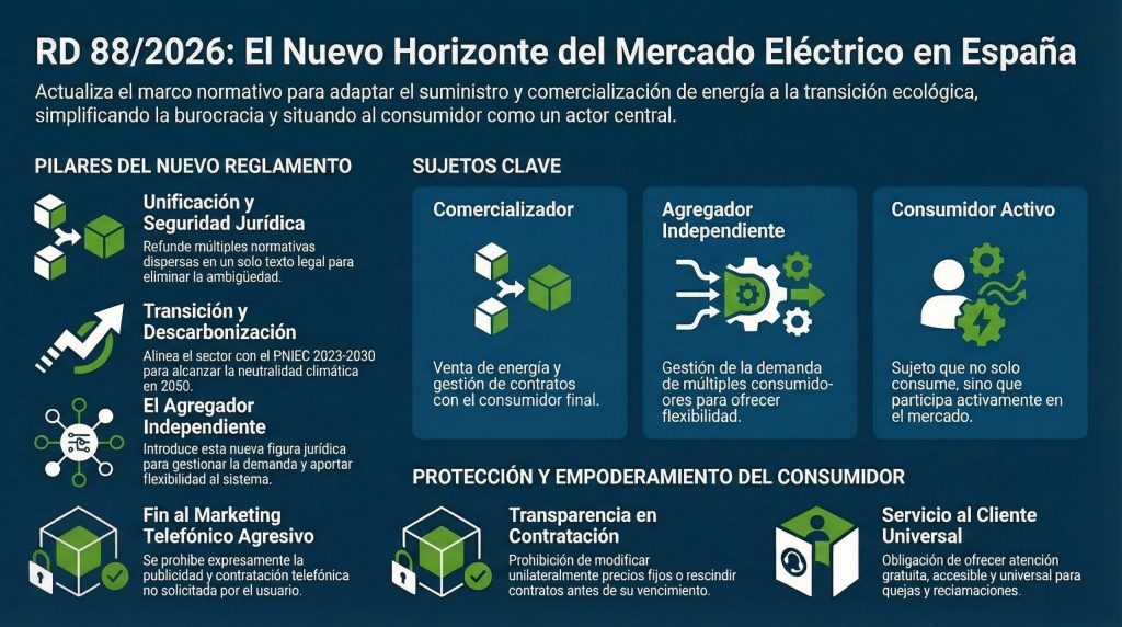 Infografía explicando los cambios del RD
